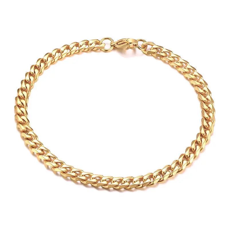 Miami Ice 7mm Miami Cuban Link Bracelet - White Gold