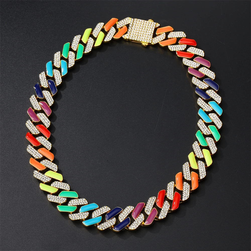 Miami Ice 14mm Gummy Iced Out Cuban Chain