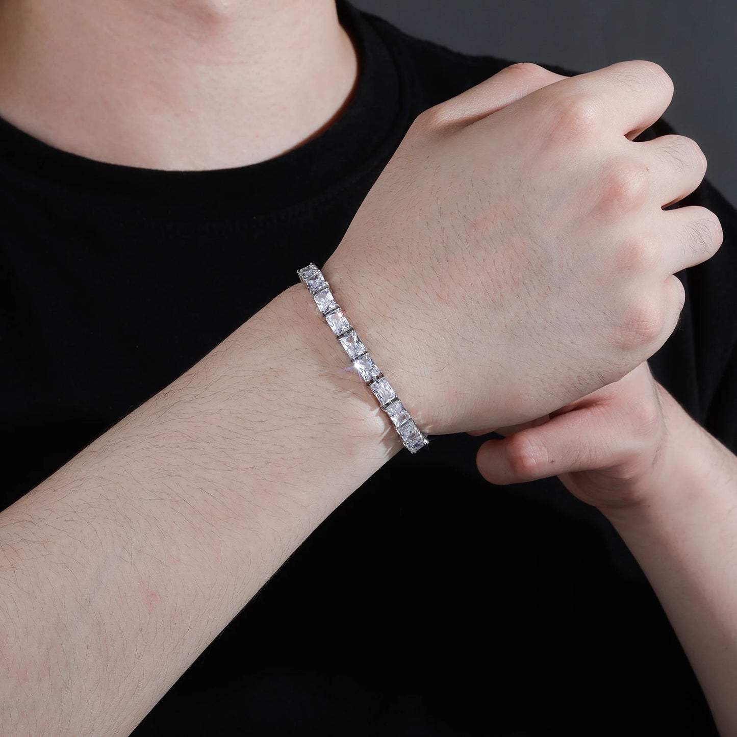 Miami Ice 5mm Tennis Chain + Bracelet Bundle - White Gold
