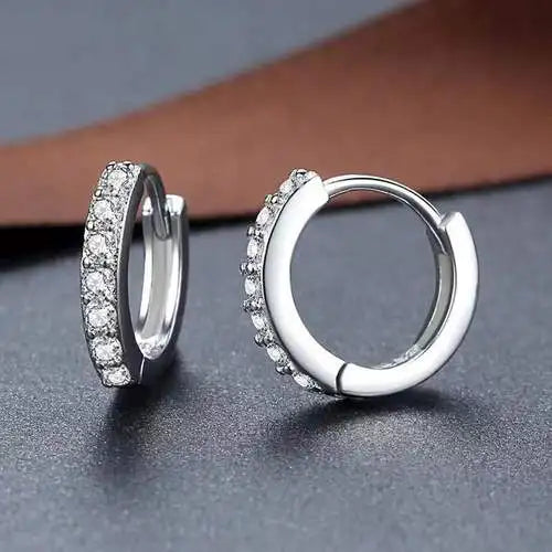 Gold & Silver Color Round Ear Studs