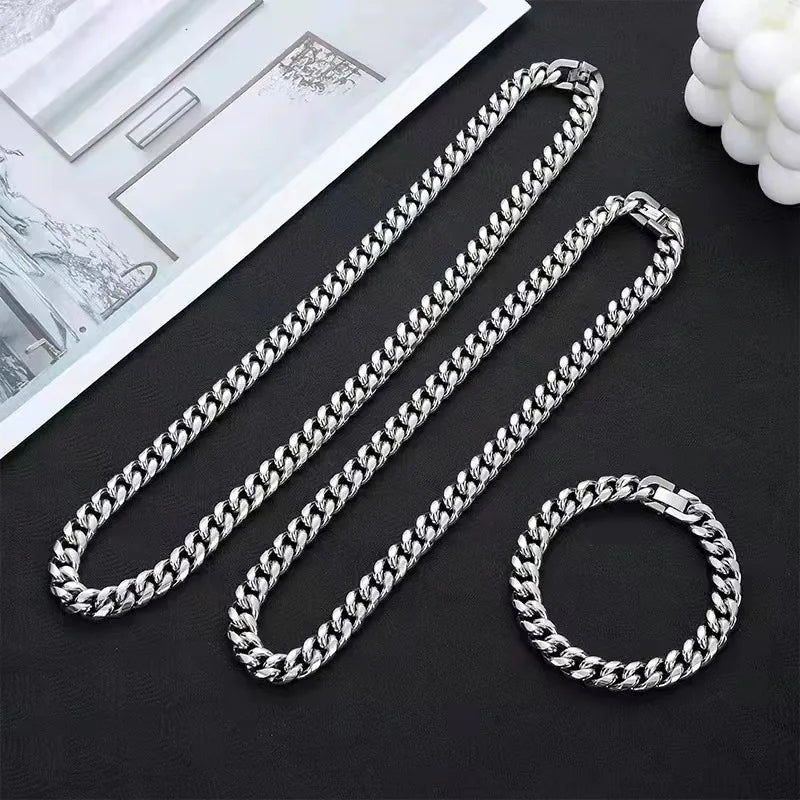 Miami Ice Chunky Hip Hop Chain Set