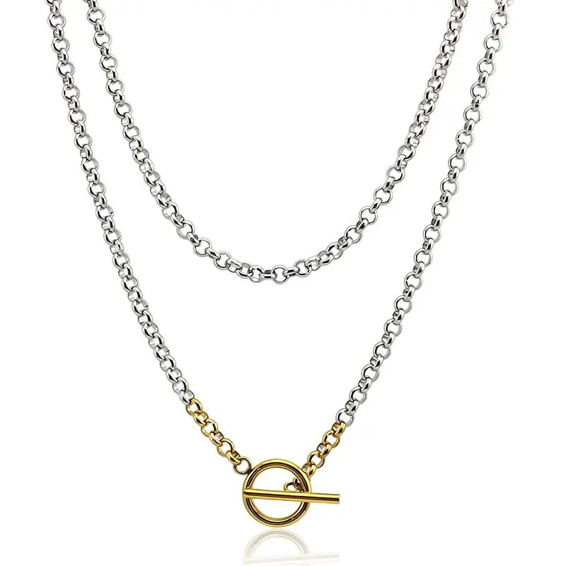 Miami Ice Link Chain + Toggle Pendant