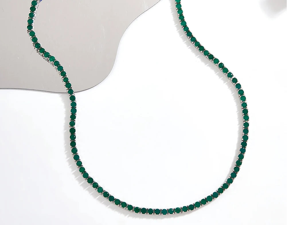 Miami Ice 5mm Tennis Green Chain