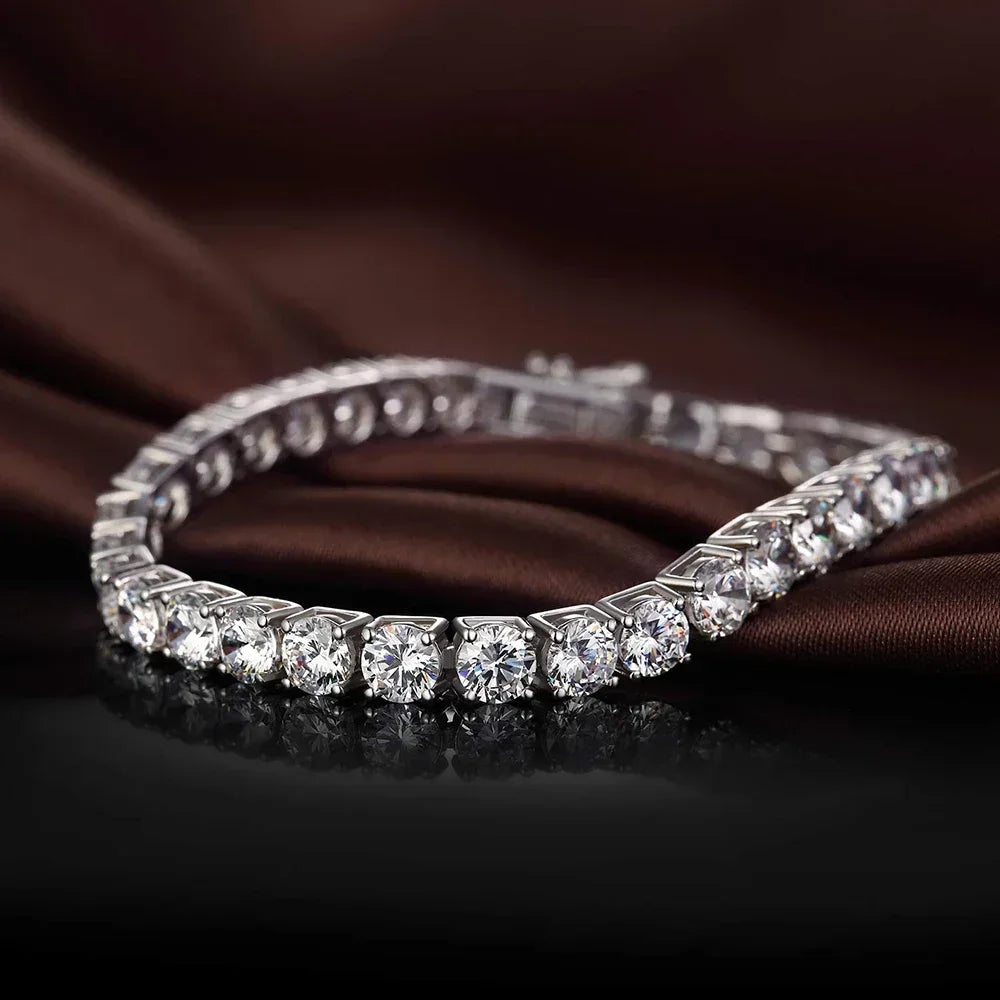 Miami Ice 5mm Tennis Bracelet - White Gold