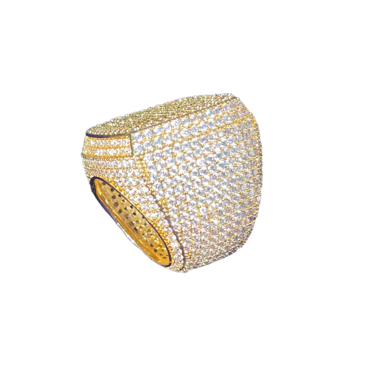 Miami Ice Frosted Iced Out Ring
