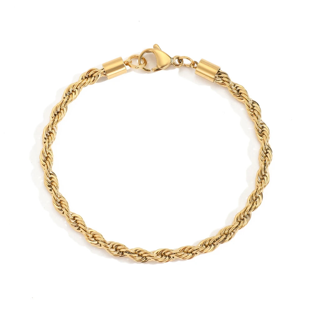 Miami Ice 3mm Rope Bracelet