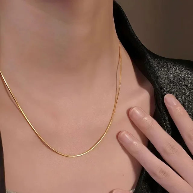 Miami Ice 3mm Round Snake Chain - Gold