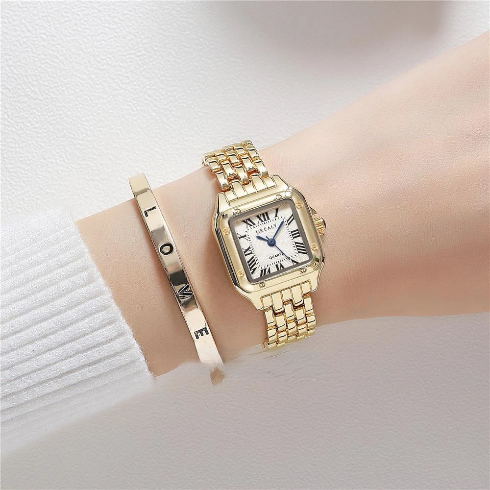 Luxury Women's Fashion Square Watch