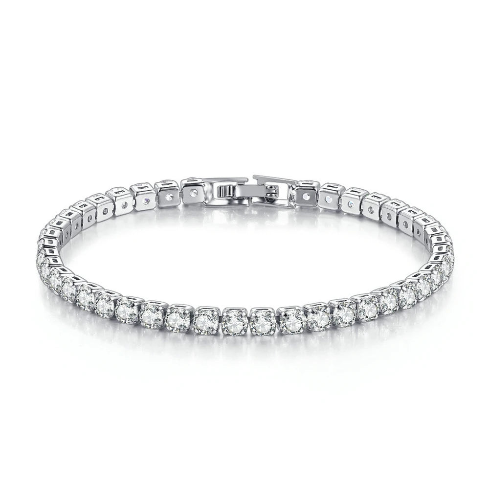 Miami Ice 3MM VVS tennis bracelet - White Gold