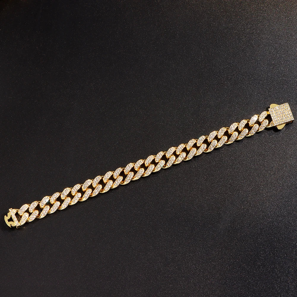 Miami Ice 12mm Miami Cuban Bracelet