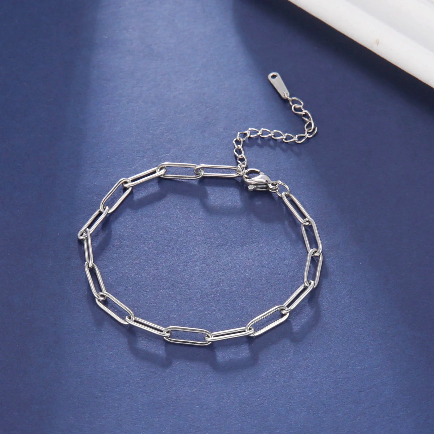 Miami Ice Chain Link Bracelet - White Gold