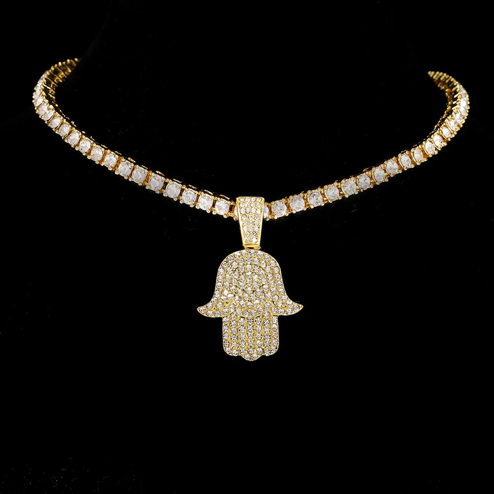 Iced Out Pendant Necklace
