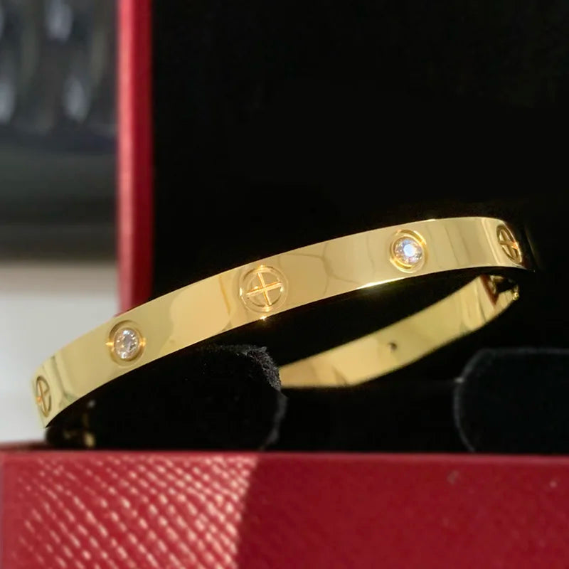 Stainless Steel Screw Bracelet for Women