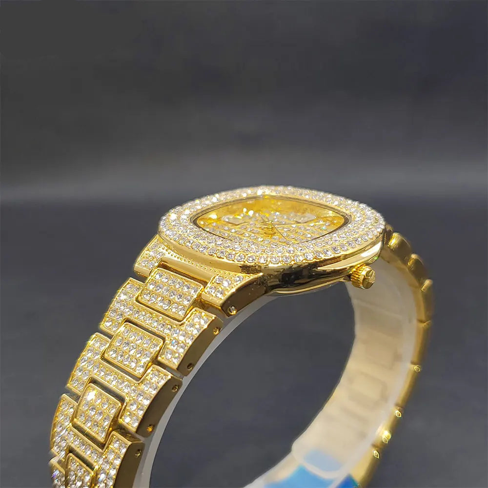 Miami Ice Monaco Iced Out Watch