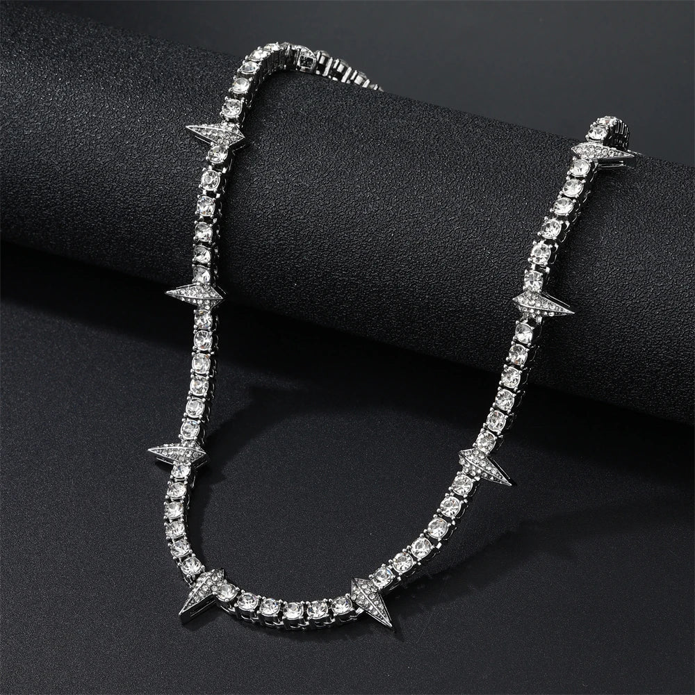 Hip Hop 4MM Tennis Chain Necklace