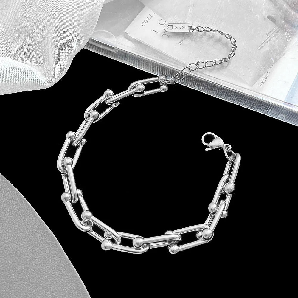 Miami Ice Industrial Link Bracelet