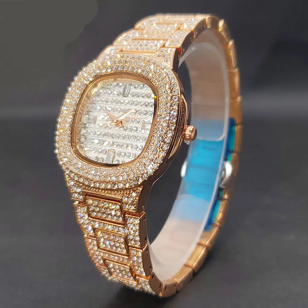 Miami Ice Monaco Iced Out Watch