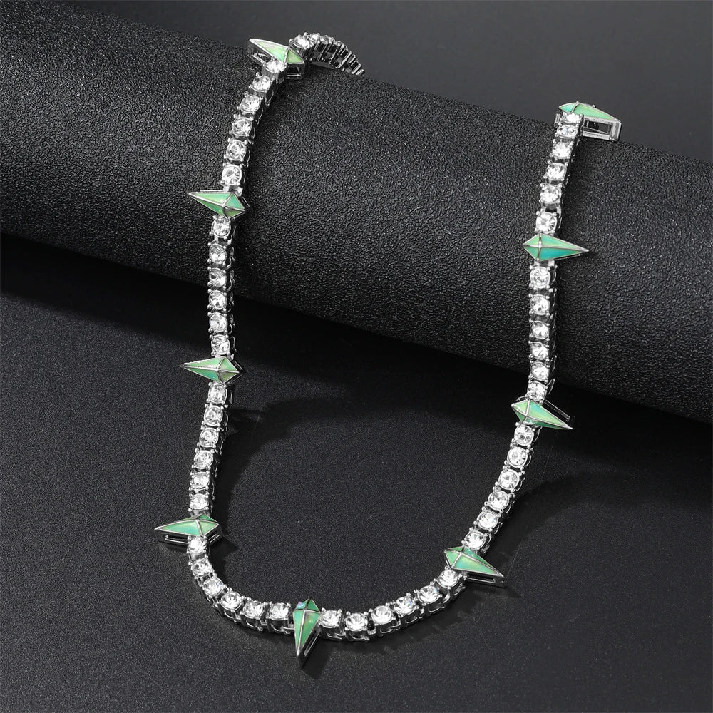 Hip Hop 4MM Tennis Chain Necklace