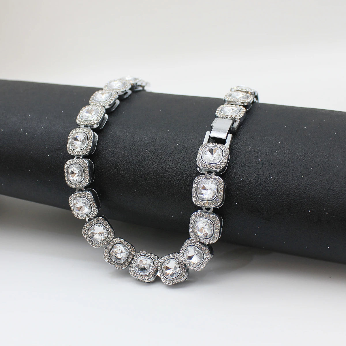 Miami Ice Iced Byzantine Chain - White Gold