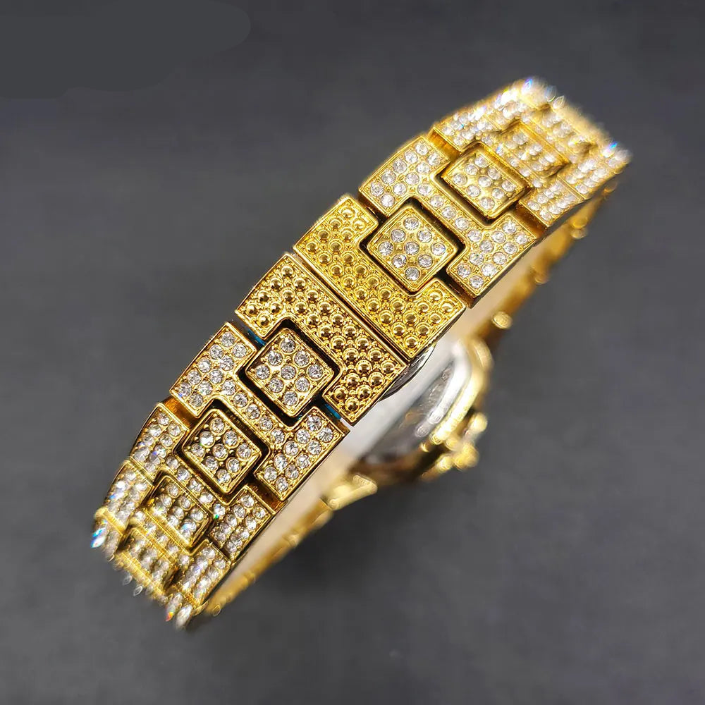 Miami Ice Monaco Iced Out Watch