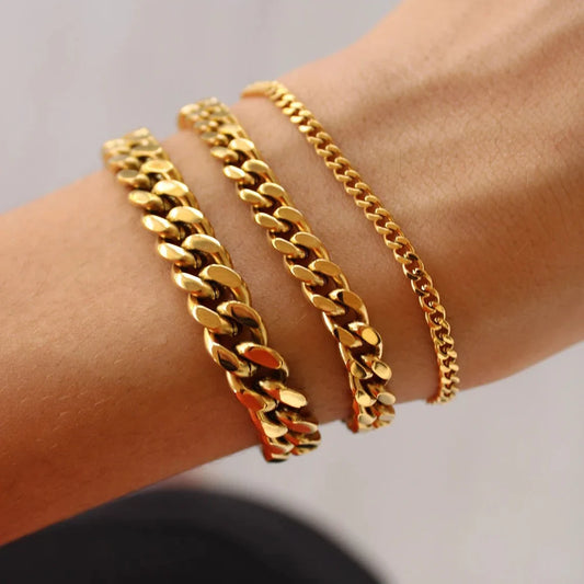 Stainless Steel Chain Bracelet for Women