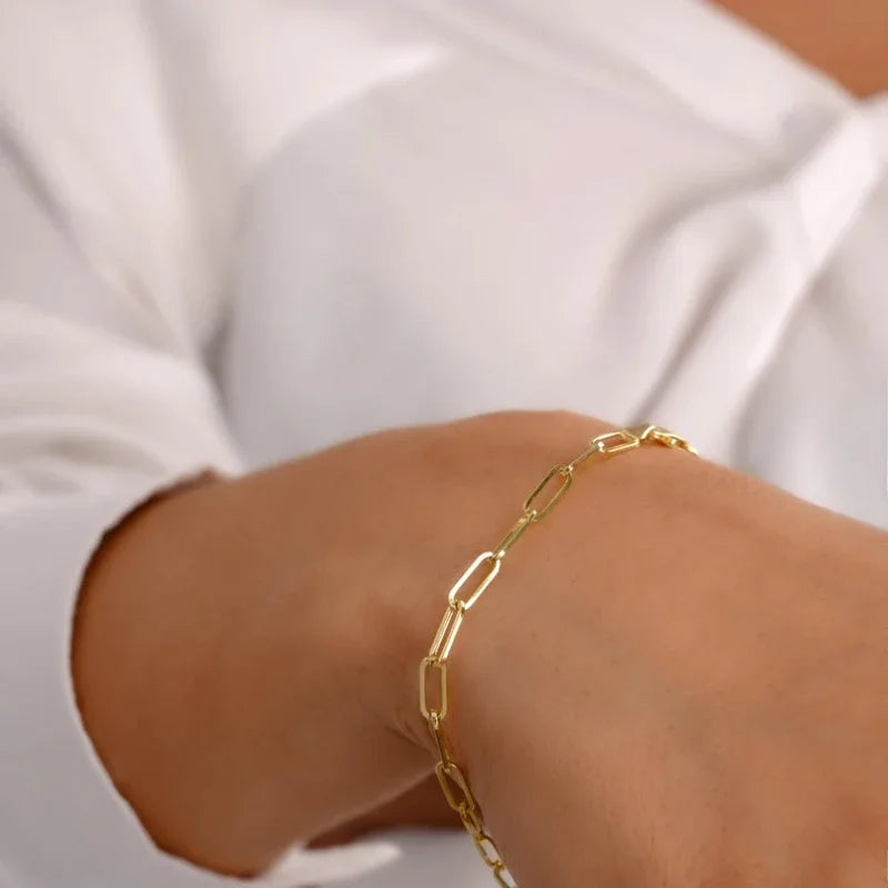 Miami Ice Chain Link Bracelet - Gold