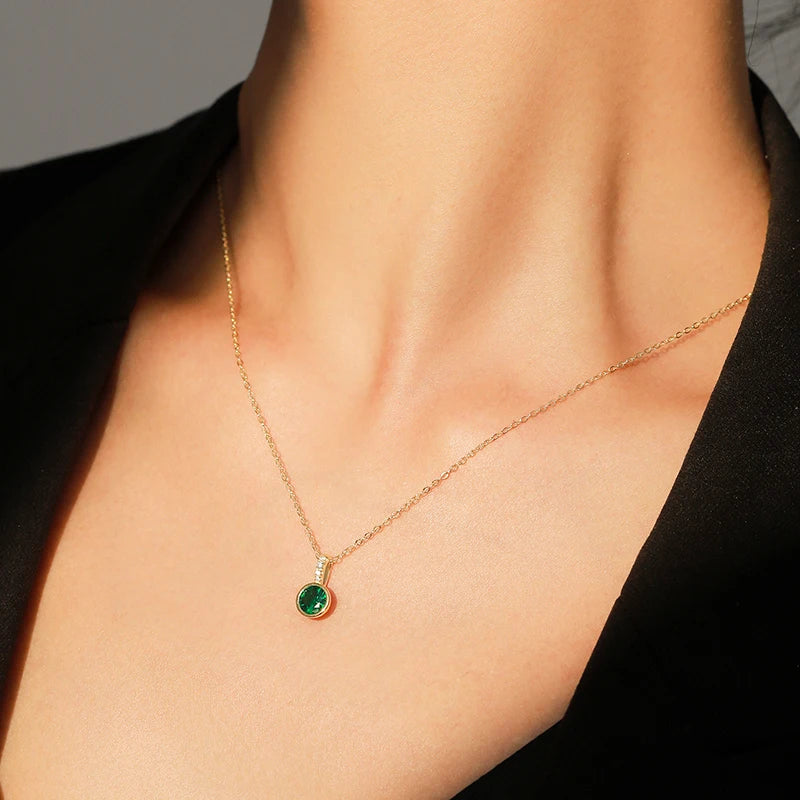 Miami Ice Gemstone Necklace - Peridot