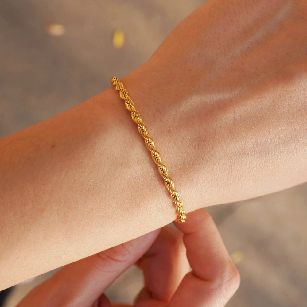 Miami Ice 3mm Rope Bracelet