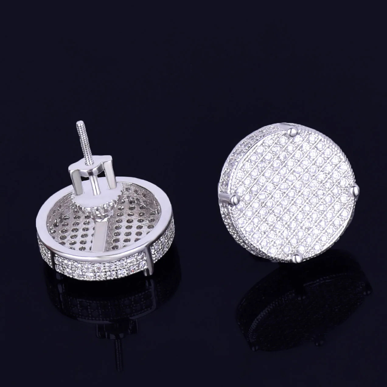 Screw Back Earrings for Men