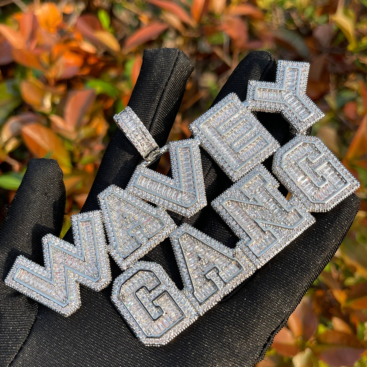 Miami Ice Varsity Letter Custom Pendant - Gold