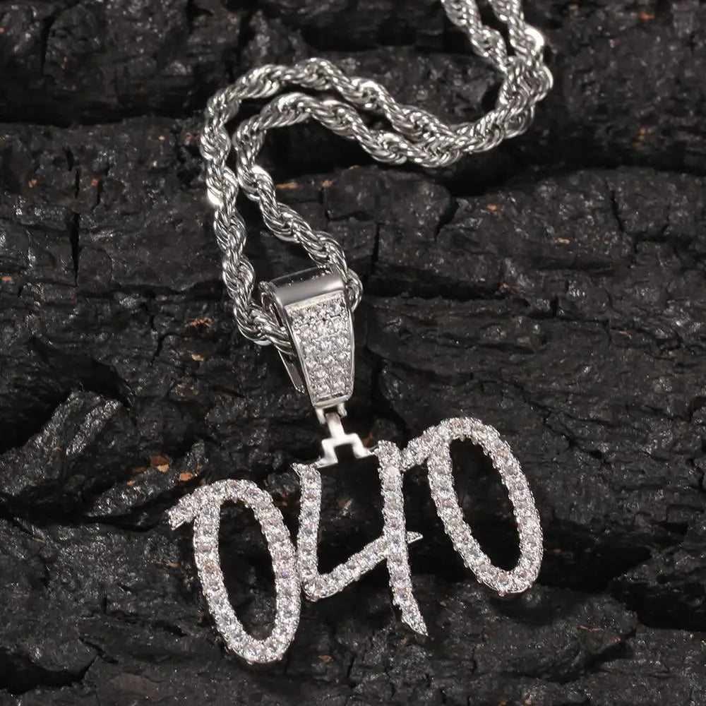 Brush Font Custom Name Necklace