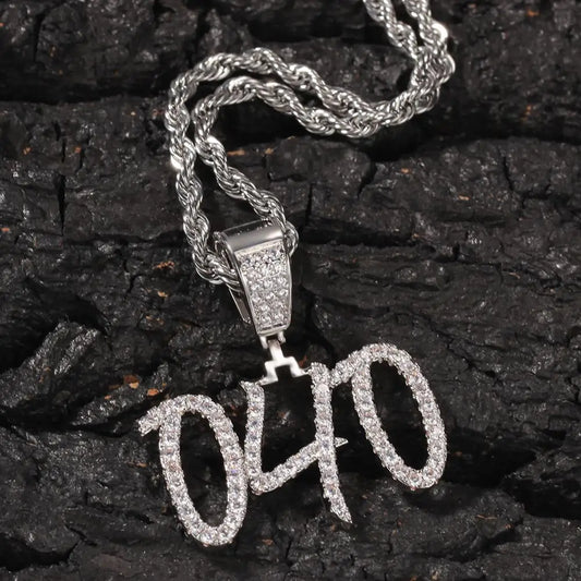 Brush Font Custom Name Necklace