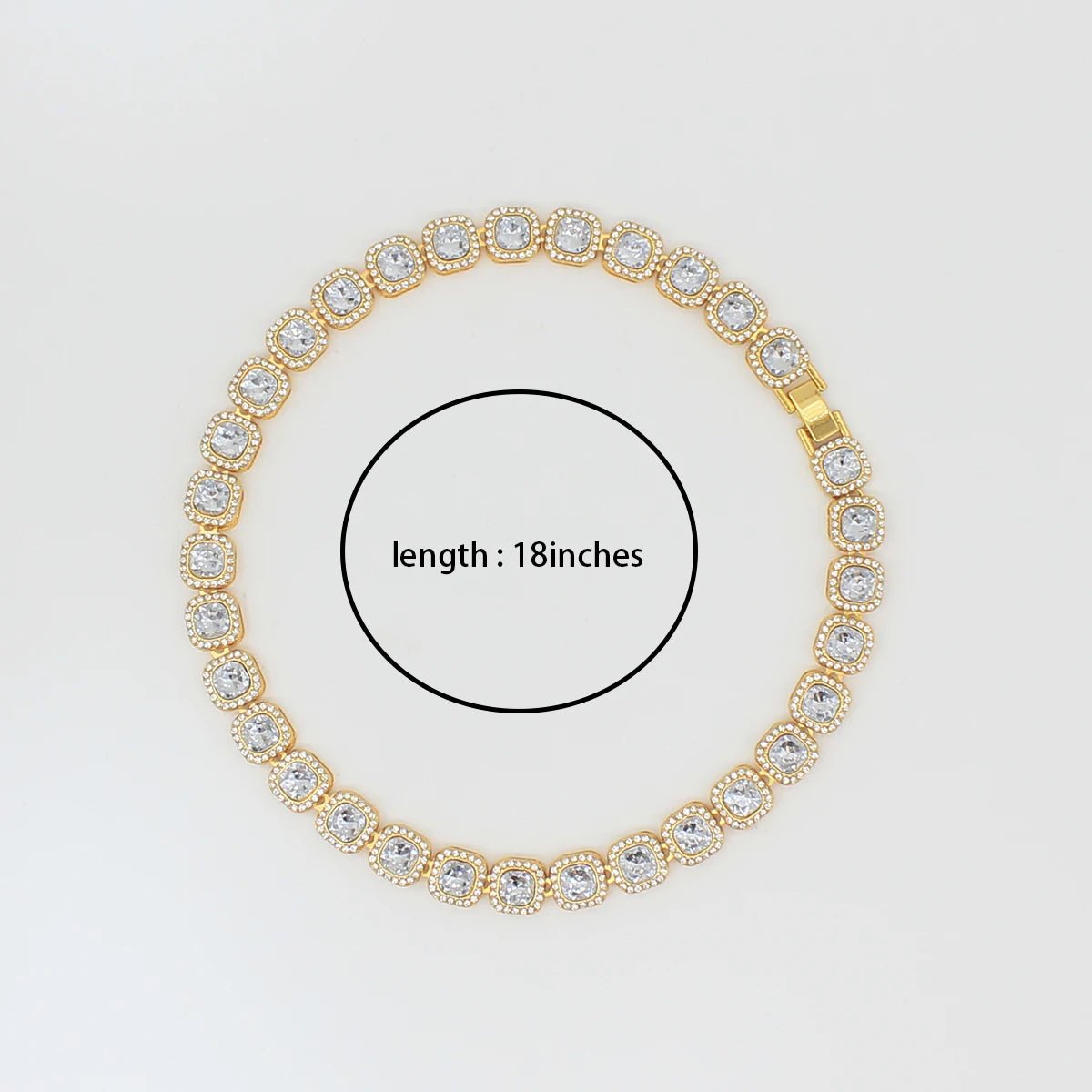 Miami Ice Iced Byzantine Chain - White Gold