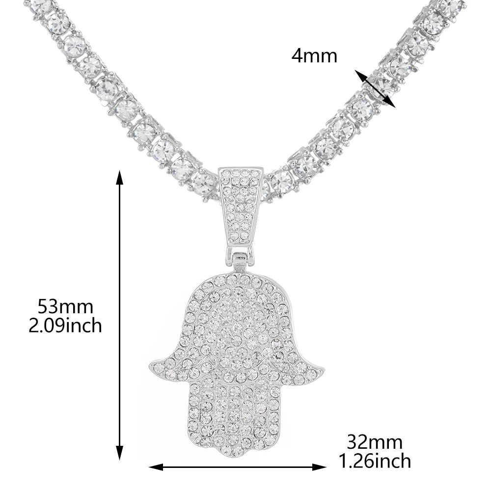 Iced Out Pendant Necklace