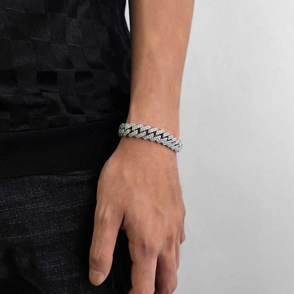 Miami Ice 9mm Iced Cuban Link Bracelet