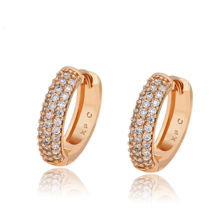 Miami Ice Hoop Earrings - Gold