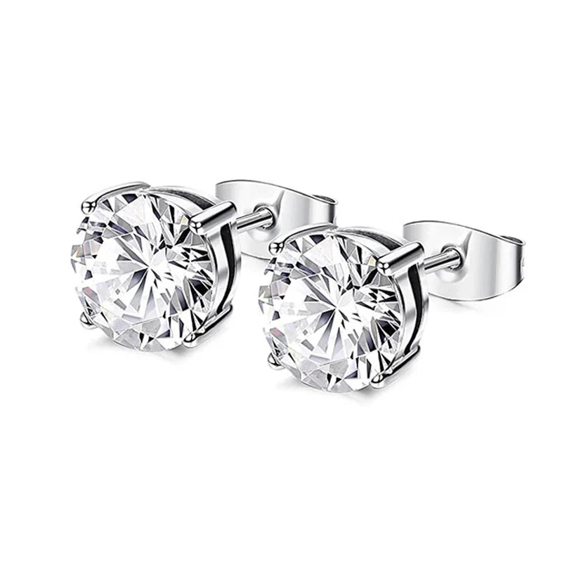 1 Pair Fashion Jewelry Crown Stud Earrings