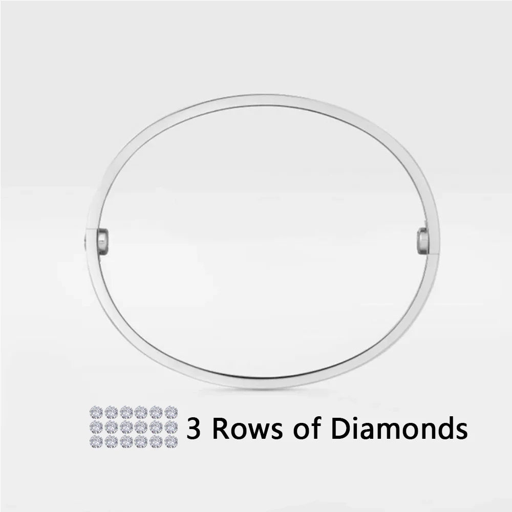 Stainless Steel Screw Bracelet for Women