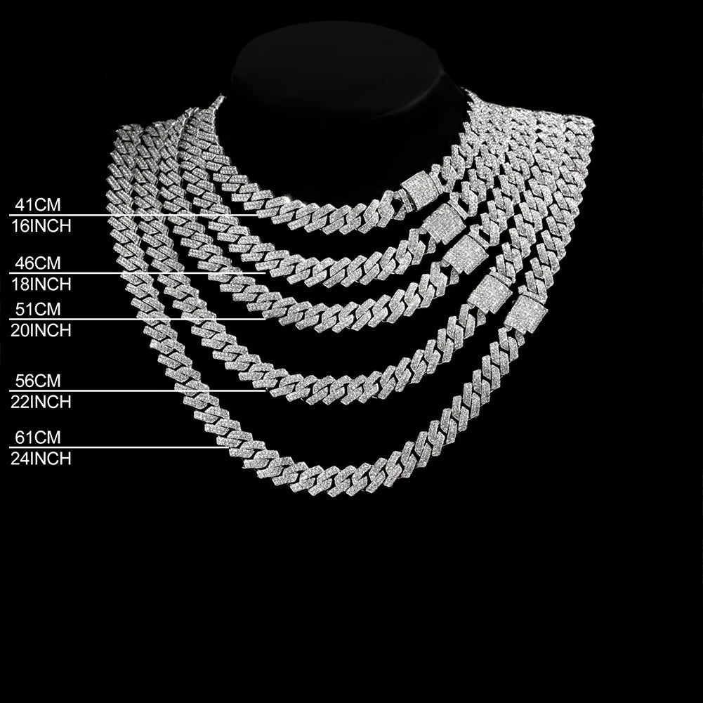 Miami Ice 10mm Iced Out Cuban Link Chain