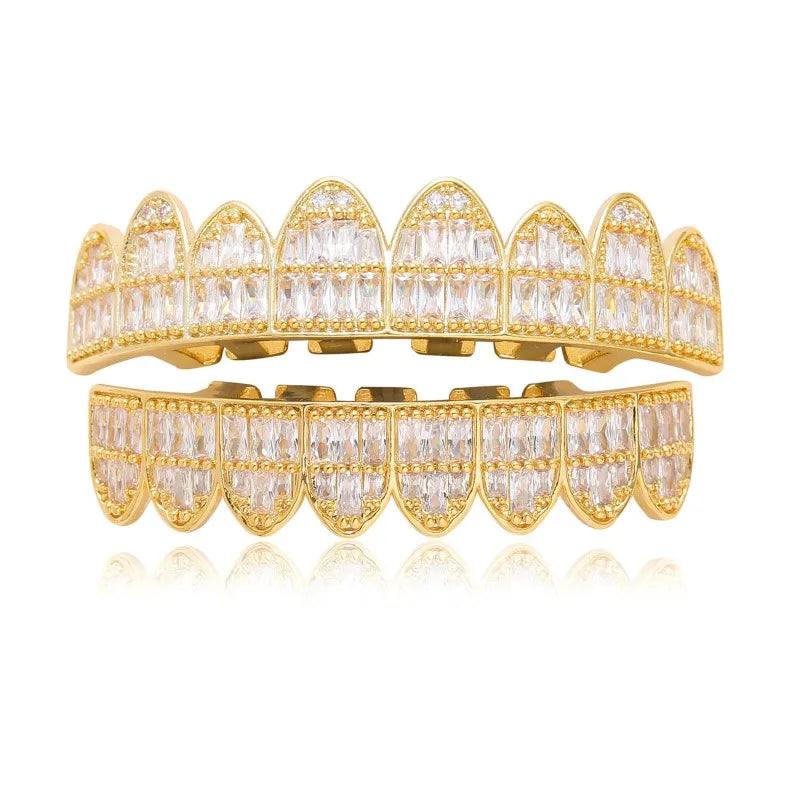Miami Ice Punk Teeth Iced Out Grillz