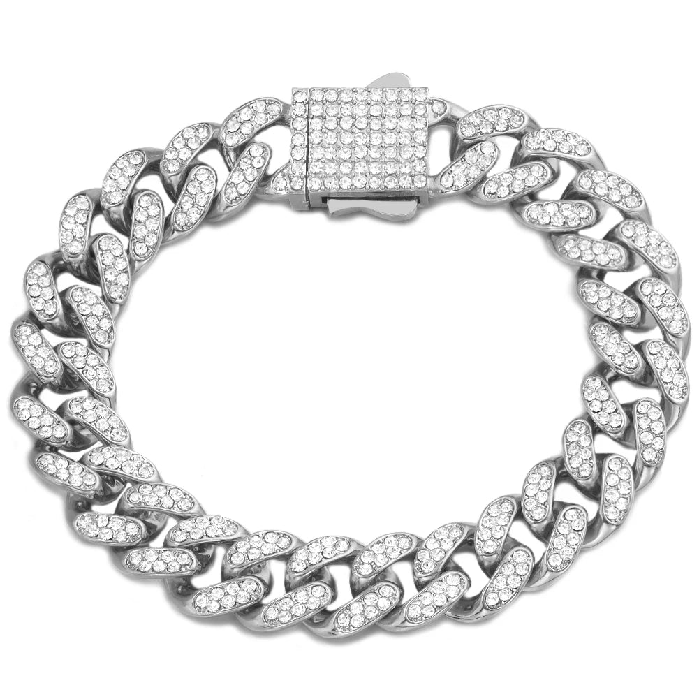 Miami Ice 12mm Miami Cuban Bracelet