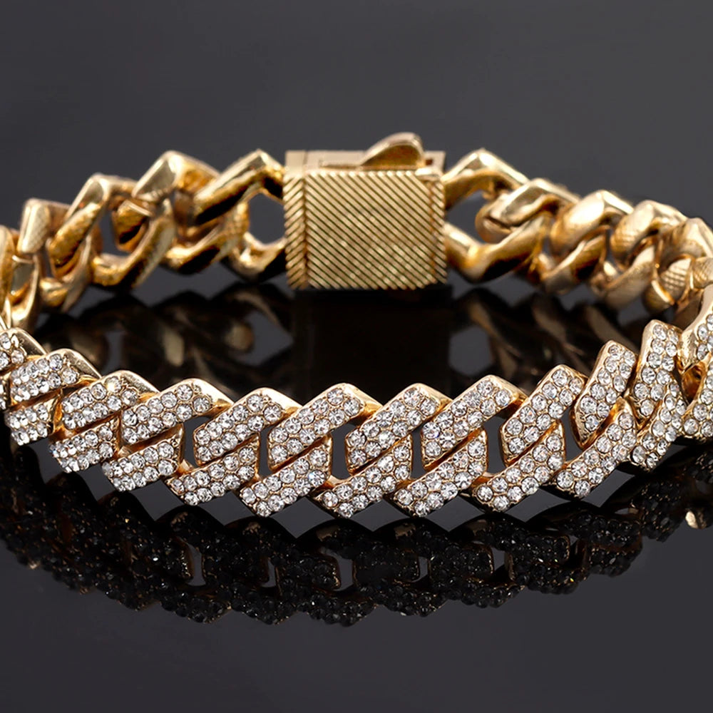 14MM Cuban Link Chain Bracelet