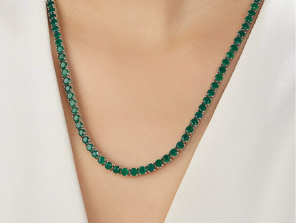 Miami Ice 5mm Tennis Green Chain