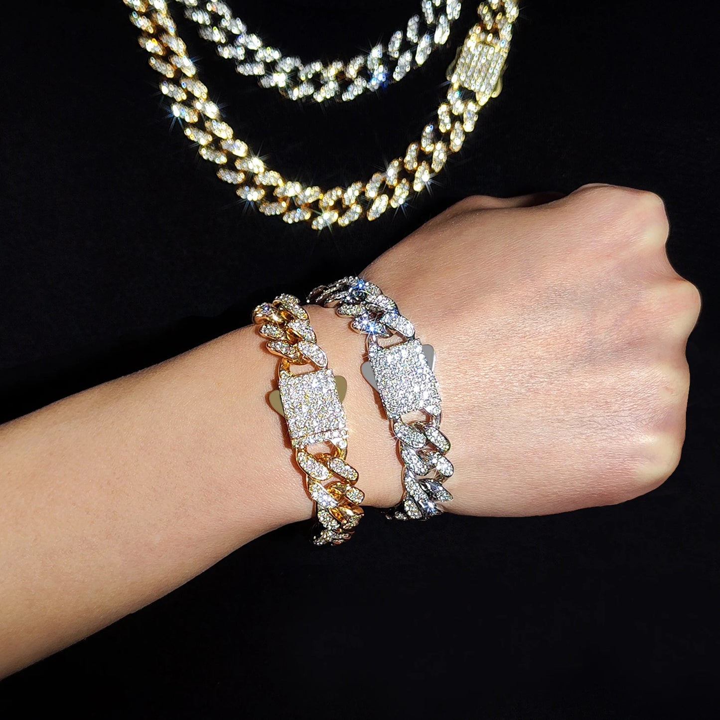 Miami Ice 12mm Miami Cuban Bracelet