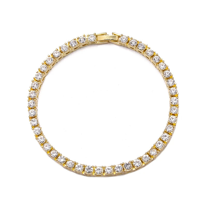 4MM Men's Iced Out Bracelet