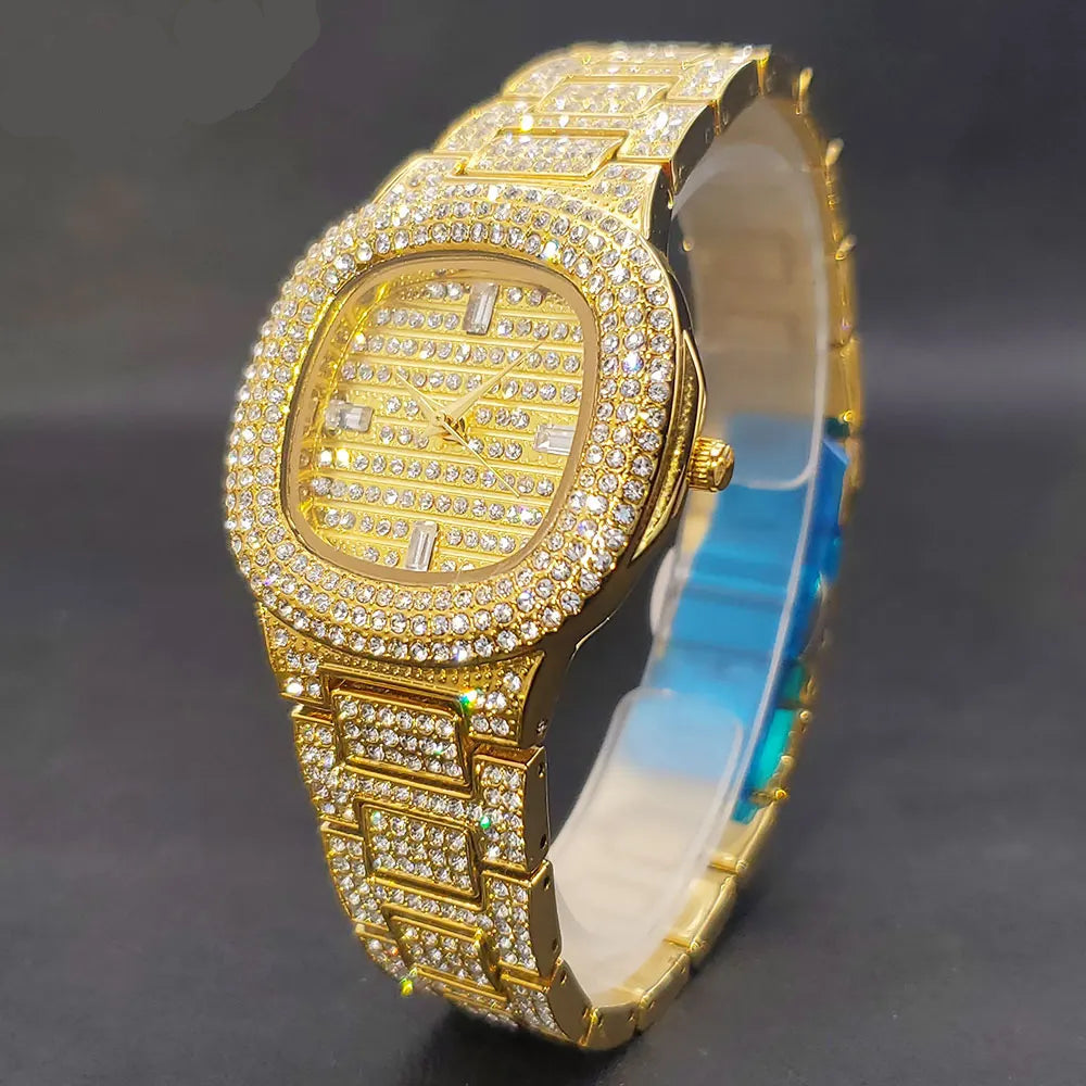 Miami Ice Monaco Iced Out Watch