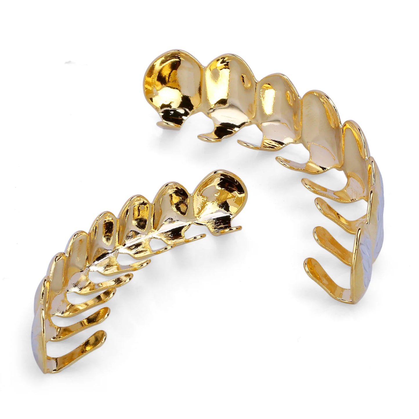 8 Tooth Gold Plated Hip Hop Grillz Set