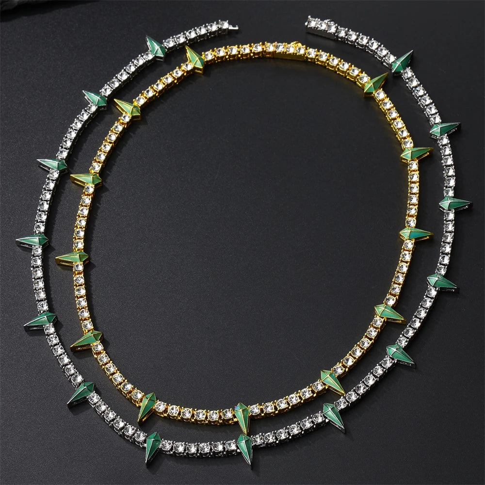 Hip Hop 4MM Tennis Chain Necklace