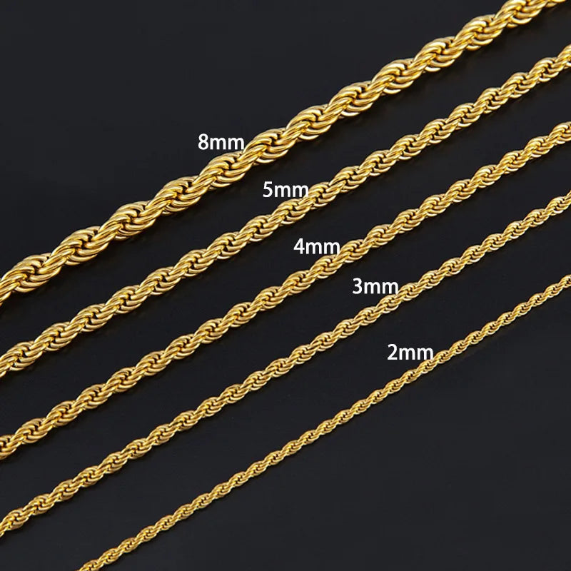 Miami Ice Rope Chain 5mm