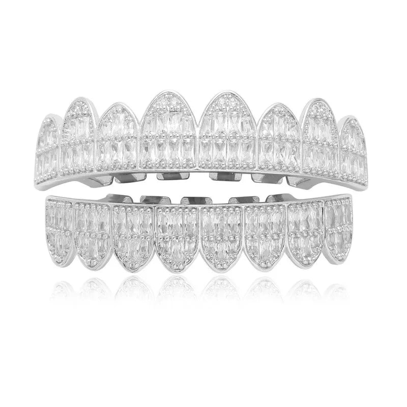 Miami Ice Punk Teeth Iced Out Grillz